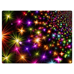 Star Colorful Christmas Abstract Premium Plush Fleece Blanket (extra Small)