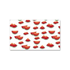 Summer Watermelon Pattern Sticker Rectangular (10 Pack) by Dutashop