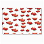 Summer Watermelon Pattern Postcards 5  x 7  (Pkg of 10) Front