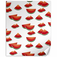 Summer Watermelon Pattern Canvas 16  X 20  by Dutashop