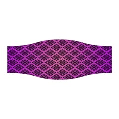 Pattern Texture Geometric Patterns Purple Stretchable Headband by Dutashop