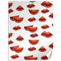 Summer Watermelon Pattern Canvas 36  X 48  by Dutashop