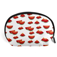 Summer Watermelon Pattern Accessory Pouch (large) by Dutashop