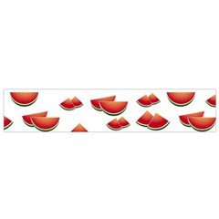 Summer Watermelon Pattern Small Premium Plush Fleece Scarf