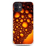 Bubbles Abstract Art Gold Golden iPhone 12/12 Pro TPU UV Print Case Front