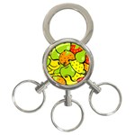 Fruit Food Wallpaper 3-Ring Key Chain Front