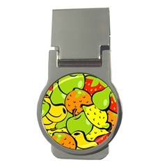 Fruit Food Wallpaper Money Clips (round)  by Dutashop