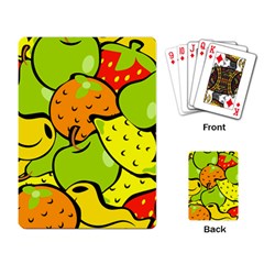 Fruit Food Wallpaper Playing Cards Single Design (rectangle)