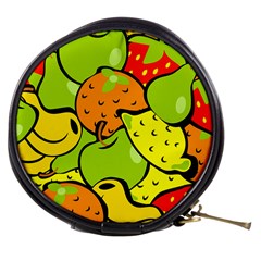 Fruit Food Wallpaper Mini Makeup Bag by Dutashop