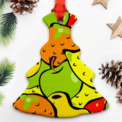 Fruit Food Wallpaper Ornament (christmas Tree) 