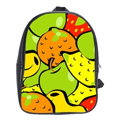 Fruit Food Wallpaper School Bag (xl) by Dutashop