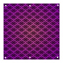 Pattern Texture Geometric Patterns Purple Banner And Sign 3  X 3  by Dutashop