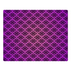 Pattern Texture Geometric Patterns Purple Premium Plush Fleece Blanket (large)