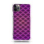 Pattern Texture Geometric Patterns Purple iPhone 11 Pro Max 6.5 Inch TPU UV Print Case Front