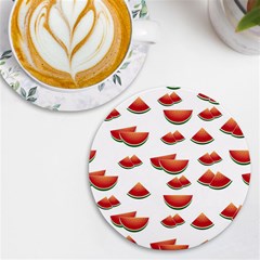 Summer Watermelon Pattern Uv Print Round Tile Coaster