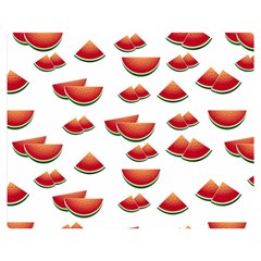 Summer Watermelon Pattern Premium Plush Fleece Blanket (medium)