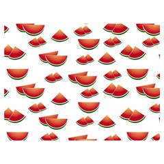 Summer Watermelon Pattern Premium Plush Fleece Blanket (extra Small)