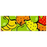 Fruit Food Wallpaper Banner and Sign 9  x 3  Front