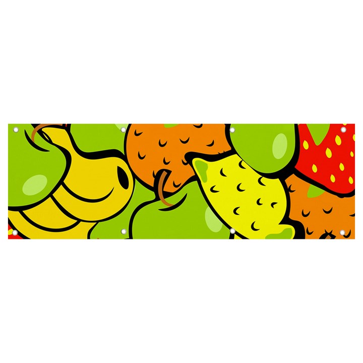 Fruit Food Wallpaper Banner and Sign 9  x 3 