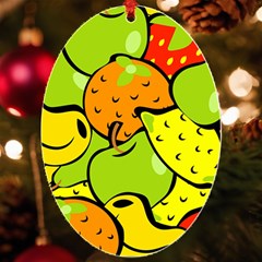 Fruit Food Wallpaper Uv Print Acrylic Ornament Oval by Dutashop