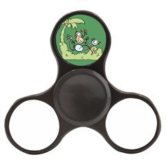 Ostrich Jungle Monkey Plants Finger Spinner by Bajindul