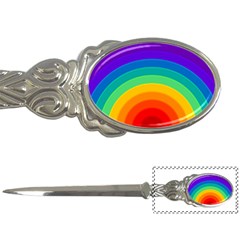 Rainbow Background Colorful Letter Opener by Bajindul