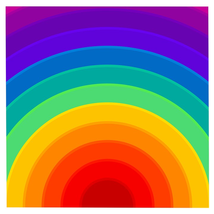 Rainbow Background Colorful Wooden Puzzle Square