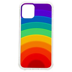 Rainbow Background Colorful Iphone 12 Mini Tpu Uv Print Case	 by Bajindul