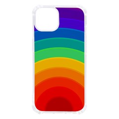 Rainbow Background Colorful Iphone 13 Tpu Uv Print Case by Bajindul