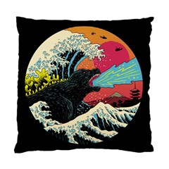 Retro Wave Kaiju Godzilla Japanese Pop Art Style Standard Cushion Case (two Sides) by Modalart