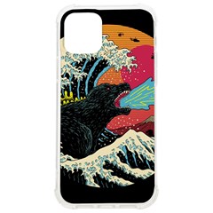 Retro Wave Kaiju Godzilla Japanese Pop Art Style Iphone 12/12 Pro Tpu Uv Print Case by Modalart