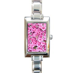 Beautiful Tree Flowers Rectangle Italian Charm Watch by 1212