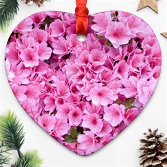 Beautiful Tree Flowers Ornament (heart) by 1212