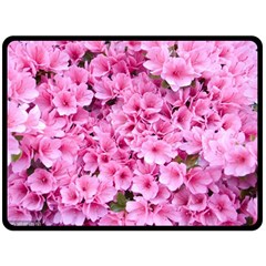 Beautiful Tree Flowers Two Sides Fleece Blanket (large) by 1212