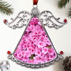 Beautiful Tree Flowers Metal Angel With Crystal Ornament by 1212