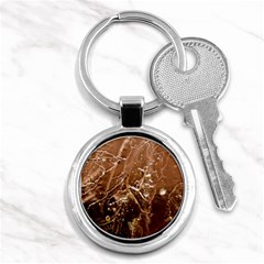 Ice Iced Structure Frozen Frost Key Chain (round) by Amaryn4rt