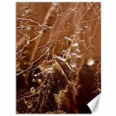 Ice Iced Structure Frozen Frost Canvas 36  X 48  by Amaryn4rt