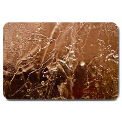 Ice Iced Structure Frozen Frost Large Doormat by Amaryn4rt