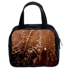 Ice Iced Structure Frozen Frost Classic Handbag (two Sides) by Amaryn4rt