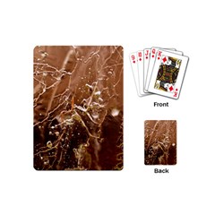 Ice Iced Structure Frozen Frost Playing Cards Single Design (mini) by Amaryn4rt