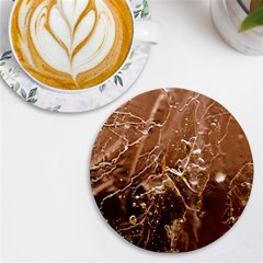 Stainless Structure Collection Uv Print Round Tile Coaster by Amaryn4rt