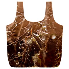 Ice Iced Structure Frozen Frost Full Print Recycle Bag (xxl)