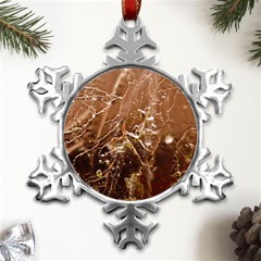 Stainless Structure Collection Metal Small Snowflake Ornament by Amaryn4rt