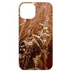 Ice Iced Structure Frozen Frost Iphone 14 Black Uv Print Case by Amaryn4rt