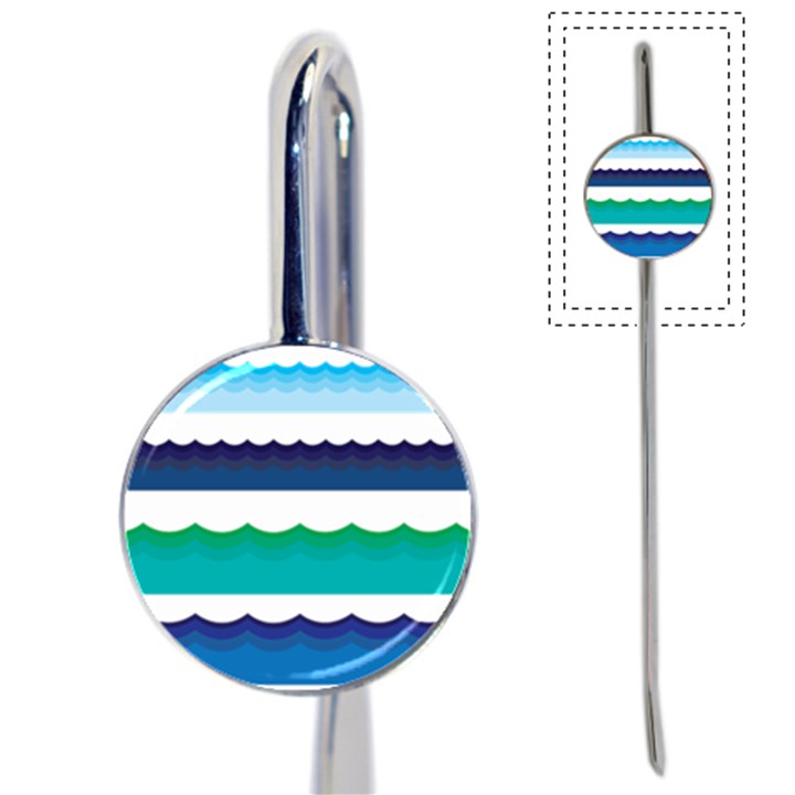 Water Border Water Waves Ocean Sea Book Mark