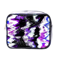 Abstract Canvas Acrylic Digital Design Mini Toiletries Bag (one Side) by Amaryn4rt