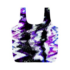 Abstract Canvas Acrylic Digital Design Full Print Recycle Bag (m) by Amaryn4rt