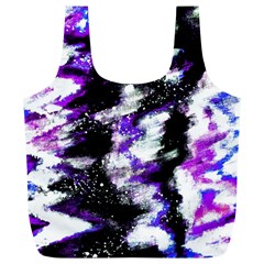 Abstract Canvas Acrylic Digital Design Full Print Recycle Bag (xl) by Amaryn4rt