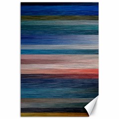 Background Horizontal Lines Canvas 12  X 18  by Amaryn4rt