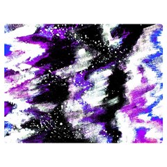 Abstract Canvas Acrylic Digital Design Two Sides Premium Plush Fleece Blanket (extra Small) by Amaryn4rt